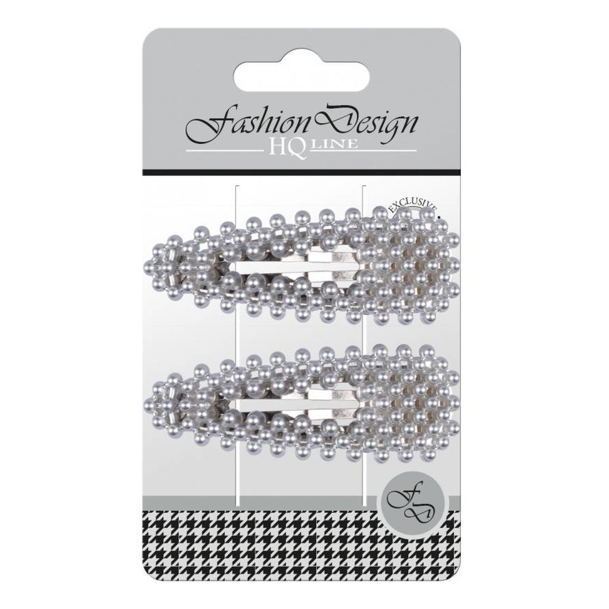 Top Choice Fashion Design Spinki typu "Pyk" perła srebrna (23811)