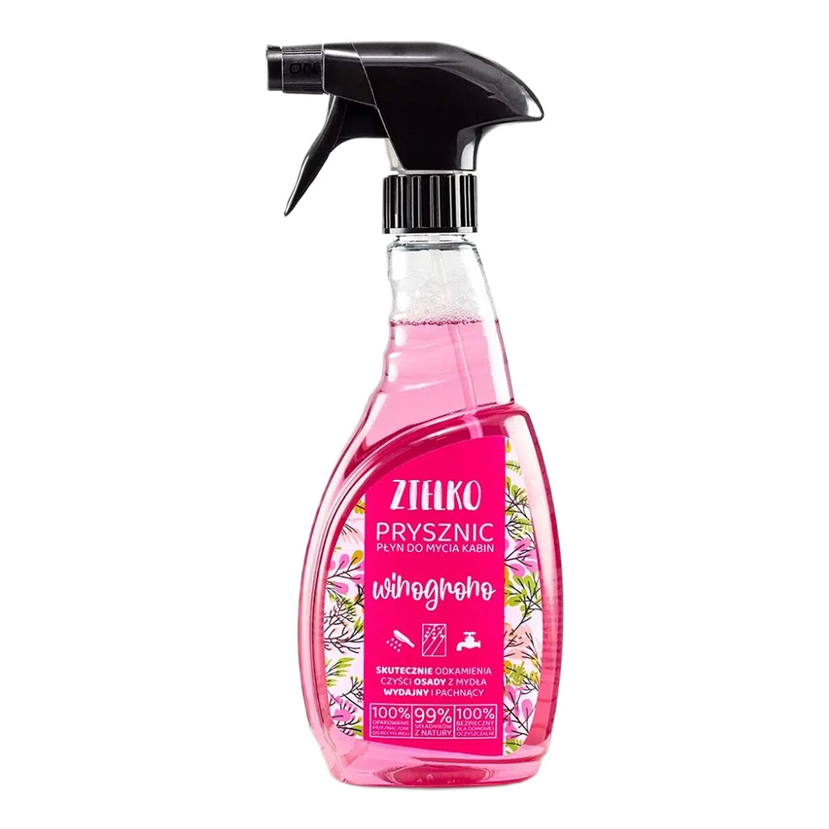 Zielko Prysznic płyn do mycia kabin winogrono 500ml