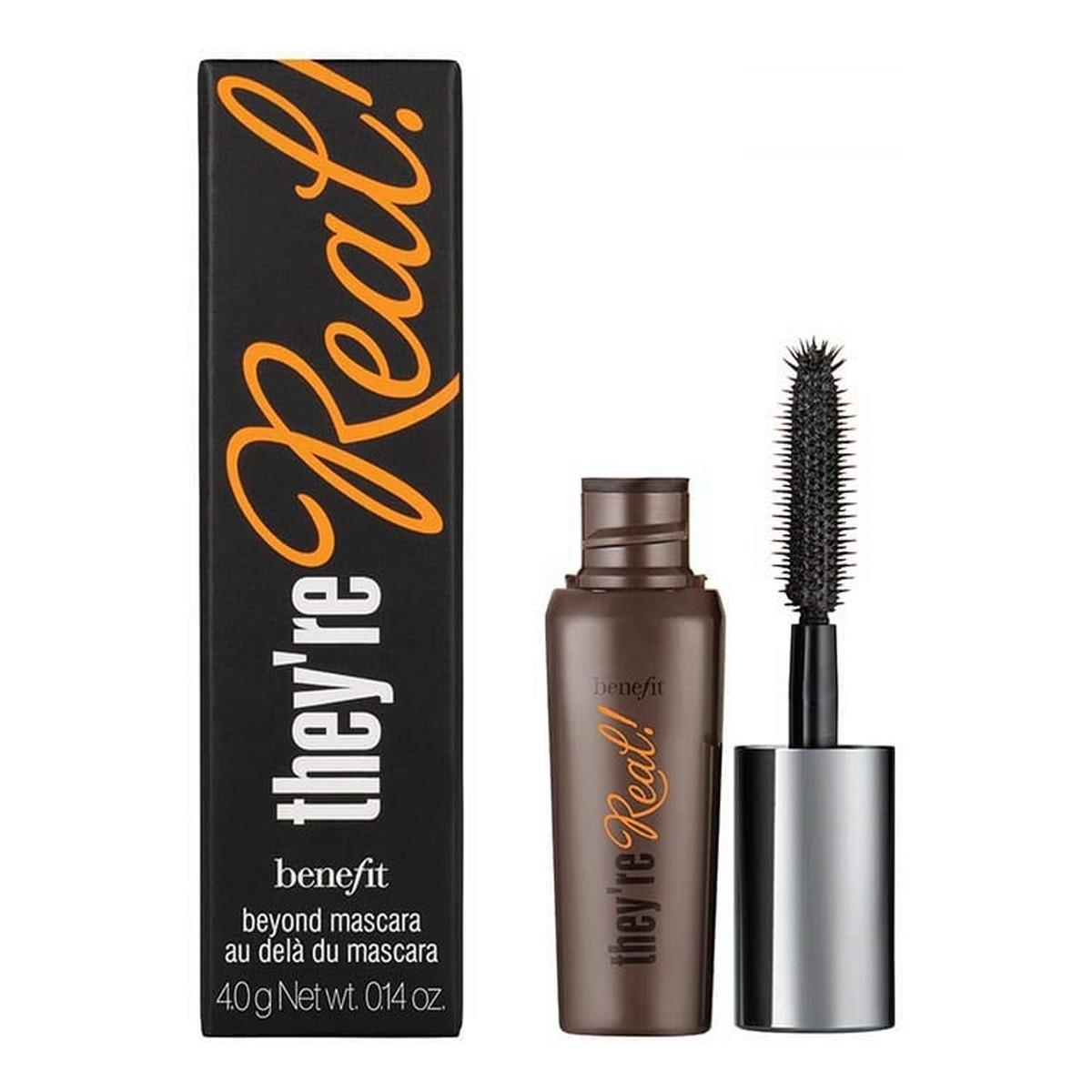 Benefit They're real! mascara size mini wydłużający tusz do rzęs black 4g