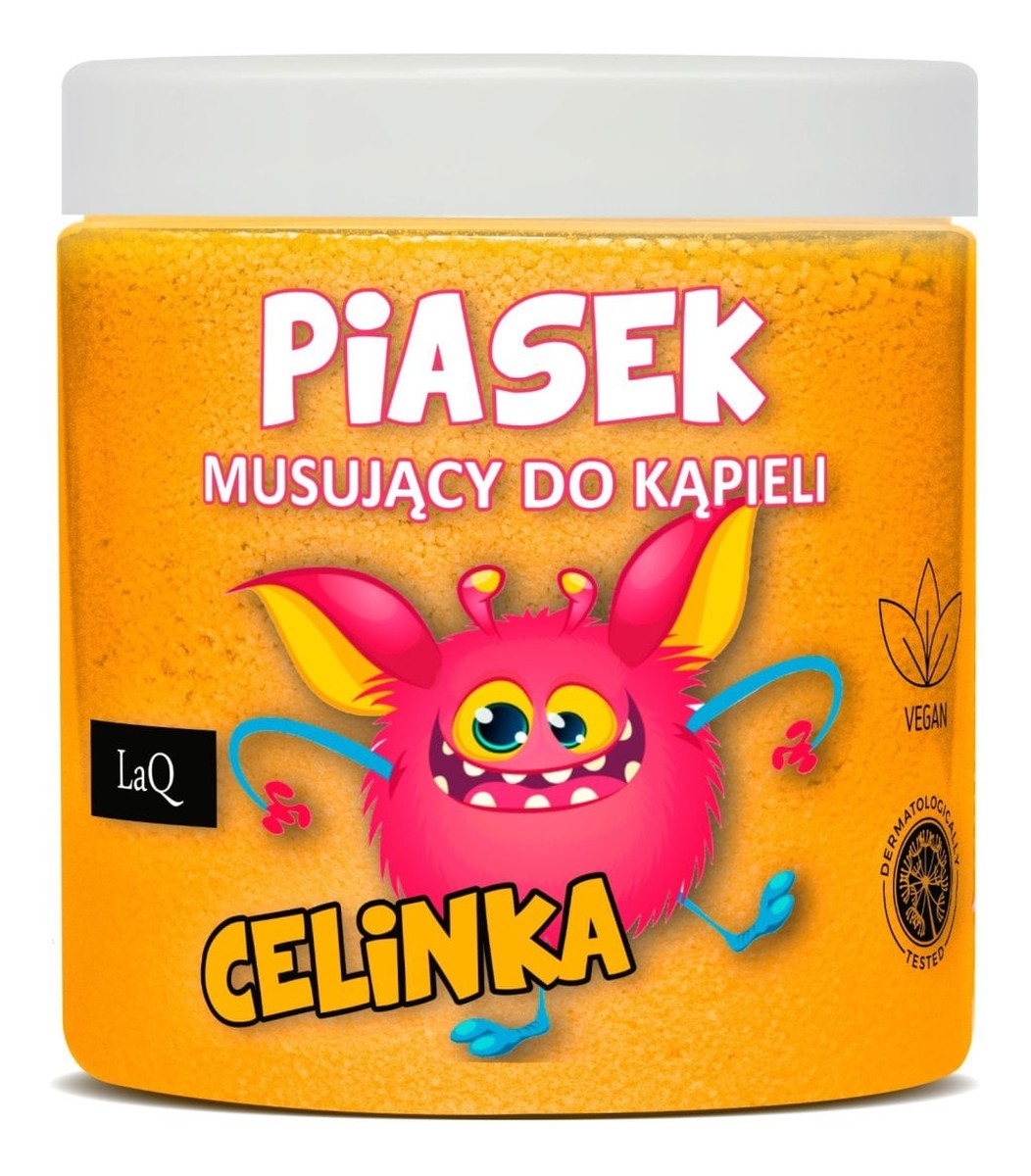 Celinka piasek musujący do kąpieli Pomarańczowy