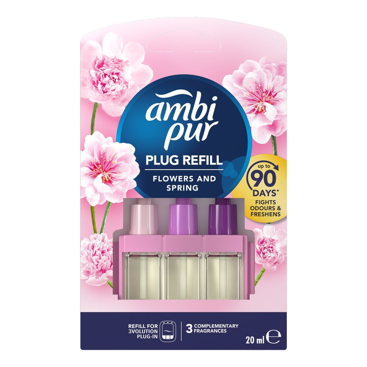 Ambi Pur 3volution Flowers Spring odświeżacz powietrza wkład 20ml