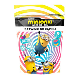 Kids minionki pastylki koloryzujące do kąpieli 9 x 16g