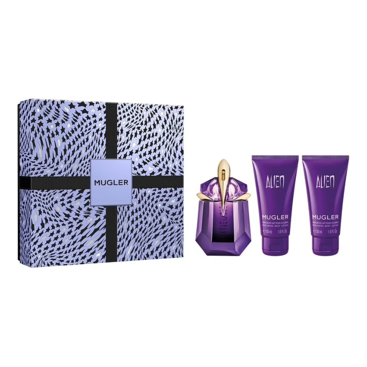 Thierry Mugler Alien Zestaw woda perfumowana spray 30ml + balsam do ciała 2x50ml