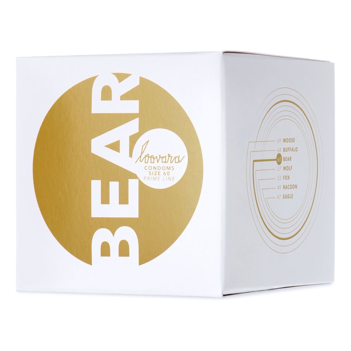 Loovara Power animal bear prezerwatywy 60mm 12szt.