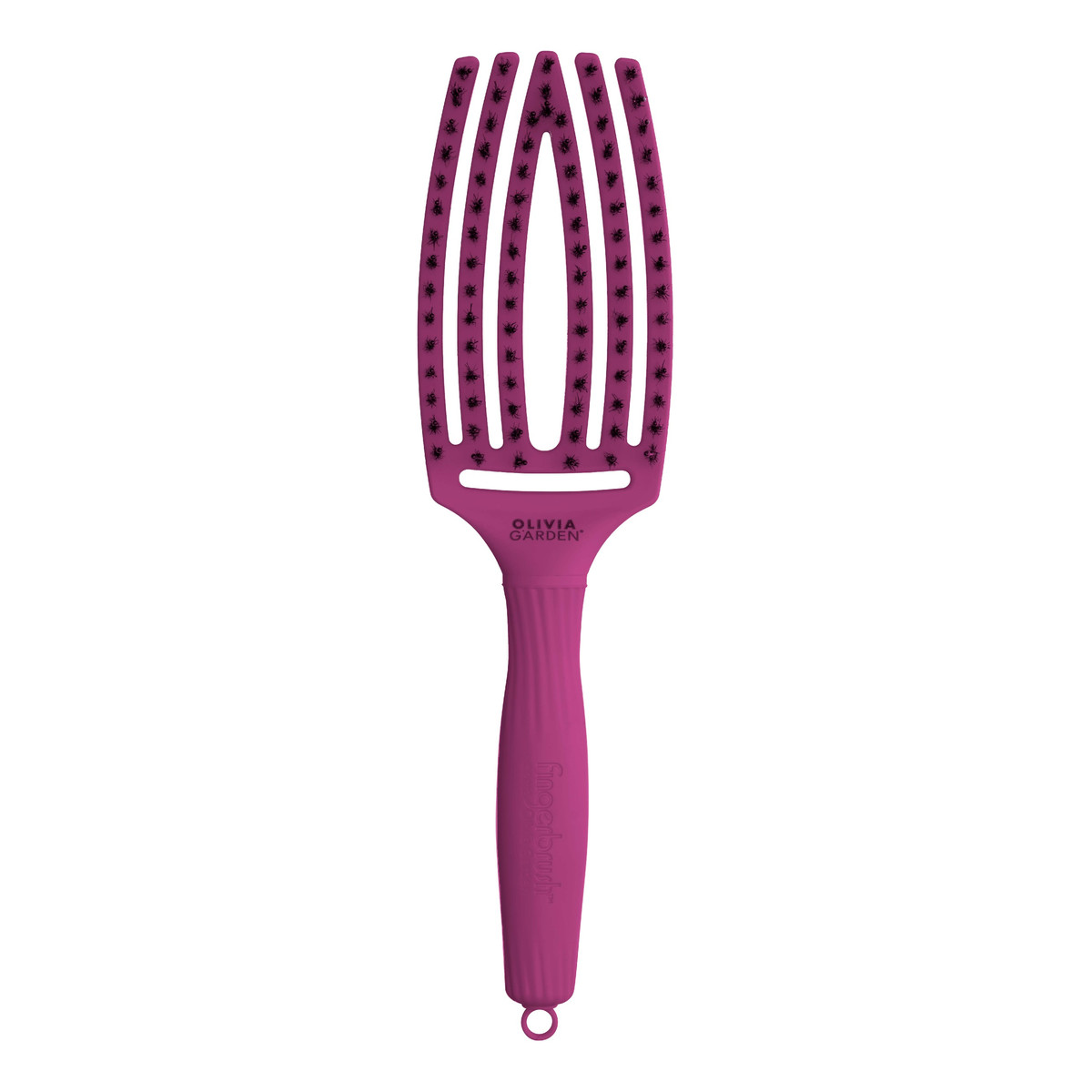 Olivia Garden Fingerbrush Fingerbrush Combo Szczotka do rozczesywania włosów Amazonki Bright Pink