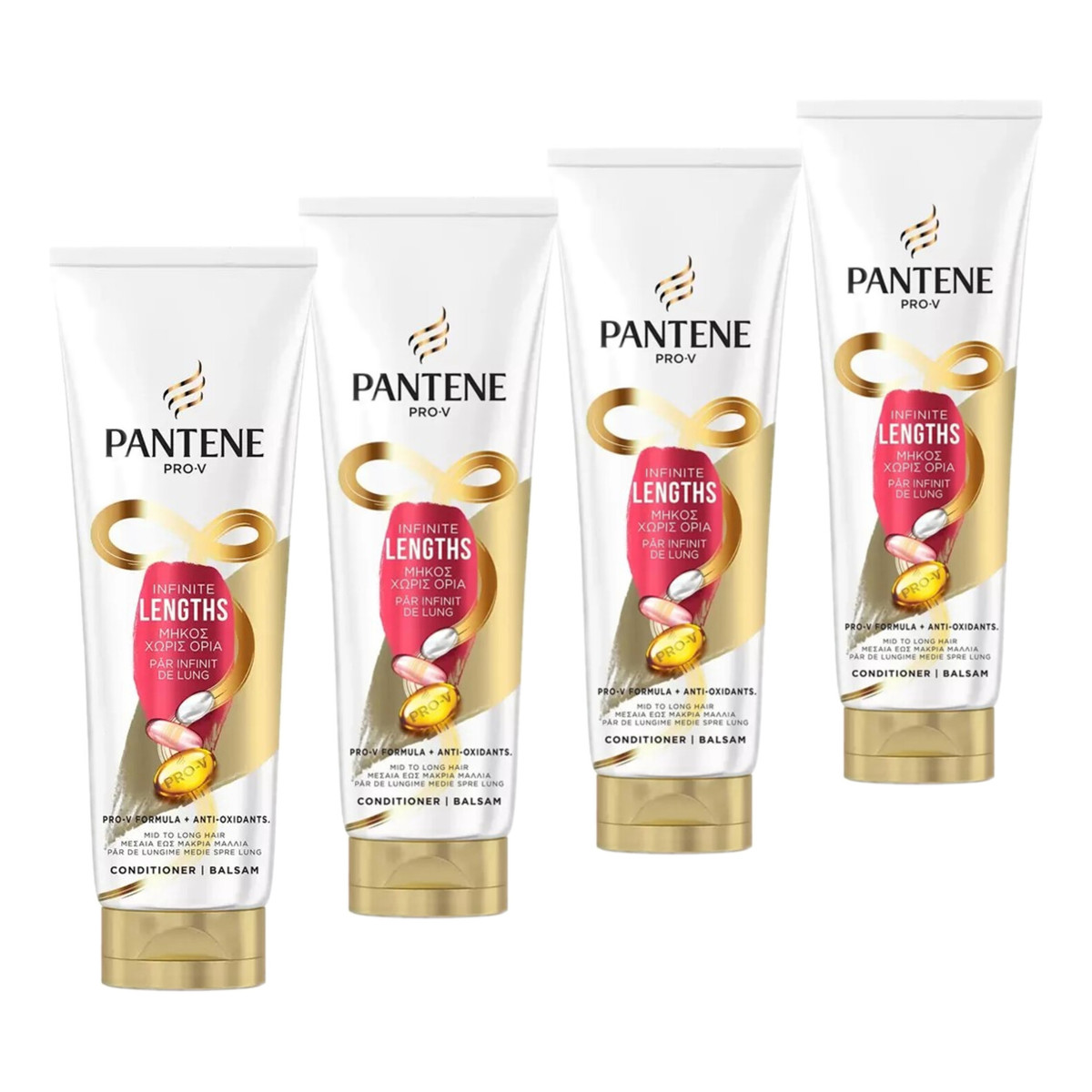 Pantene Pro-V Pro-V Odżywka do włosów Infinite lengthes 4x220ml