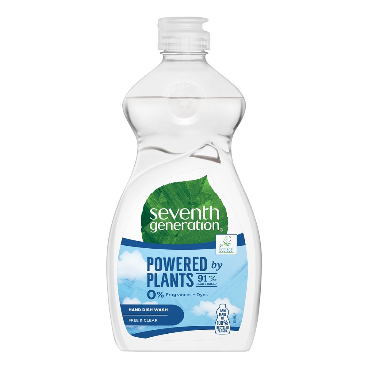 Seventh Generation Powered by plants hand dish wash płyn do mycia naczyń free & clear 500ml