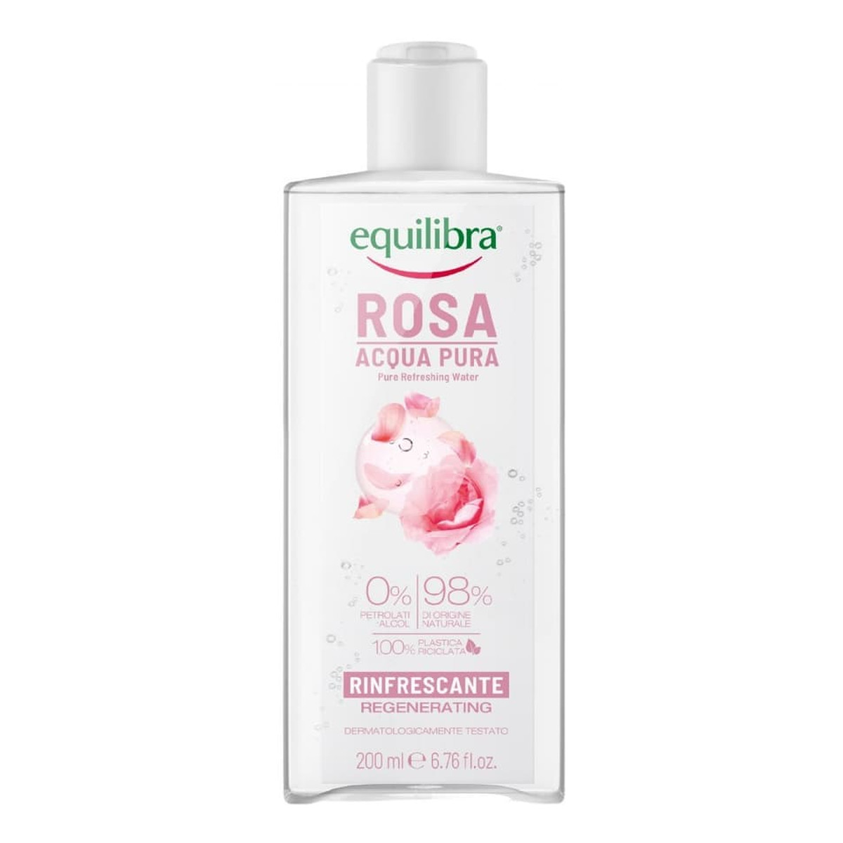 Equilibra Rosa Pure Refreshing Water odświeżająca czysta woda różana 200ml