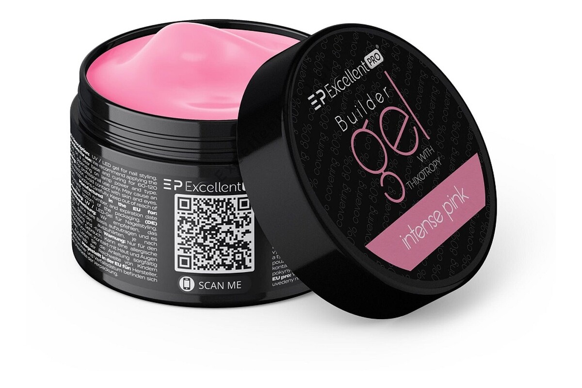 Żel budujący intense pink