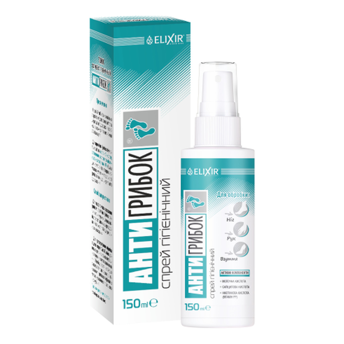 Elixir Tonik w sprayu do stóp 150ml