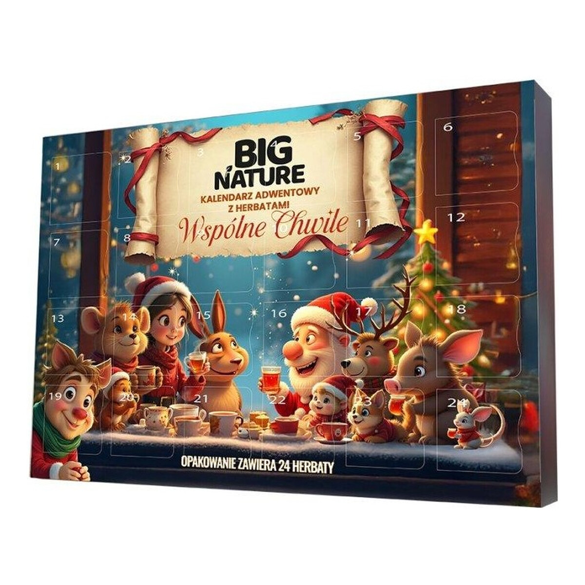 Big Nature Wspólne chwile kalendarz adwentowy z herbatami 24szt