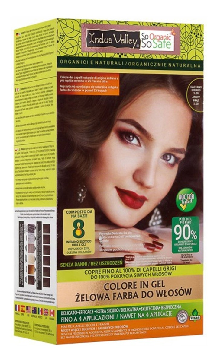 Żelowa farba do włosów