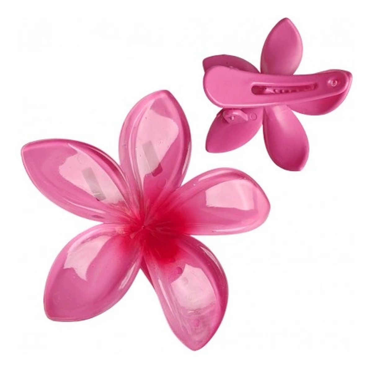 Ecarla Spinka do włosów XL Klips kwiat różowy ombre 6 cm Sp403 24g