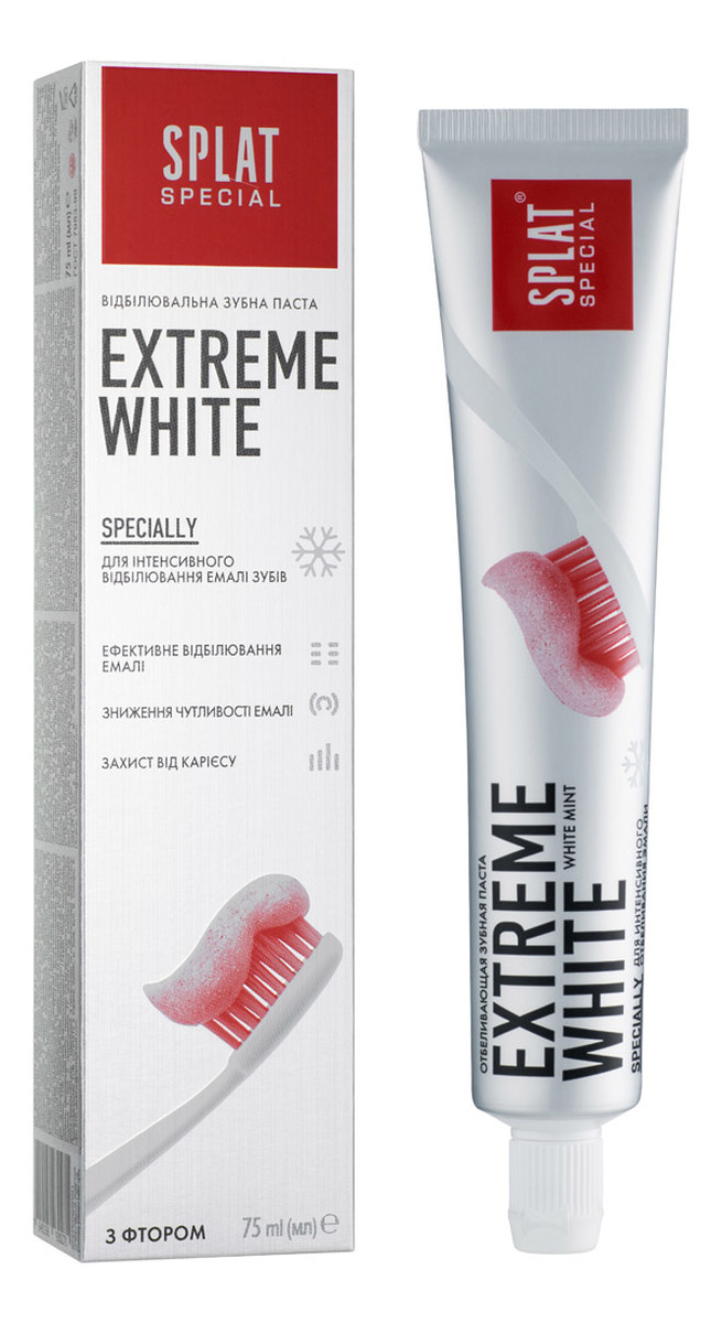 Pasta do zębów splat special extreme white-do intensywnego wybielania szkliwa