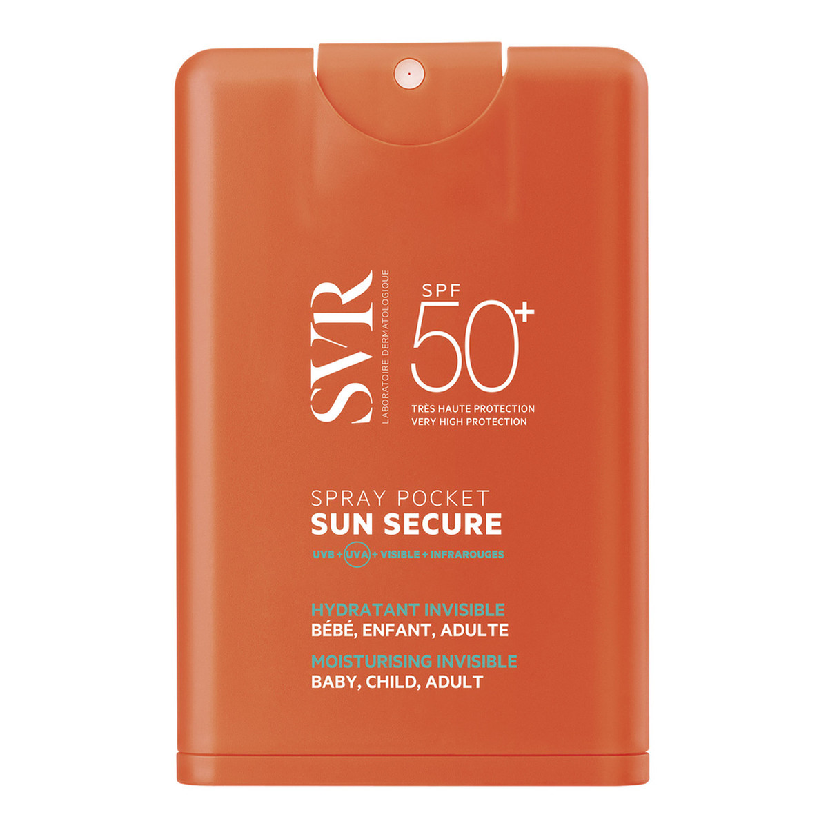 SVR Sun secure spray pocket spf50+ spray przeciwsłoneczny 20ml