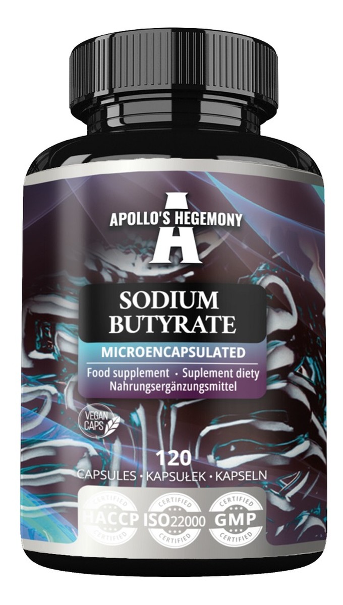 Sodium Butyrate suplement diety 120 Kapsułek