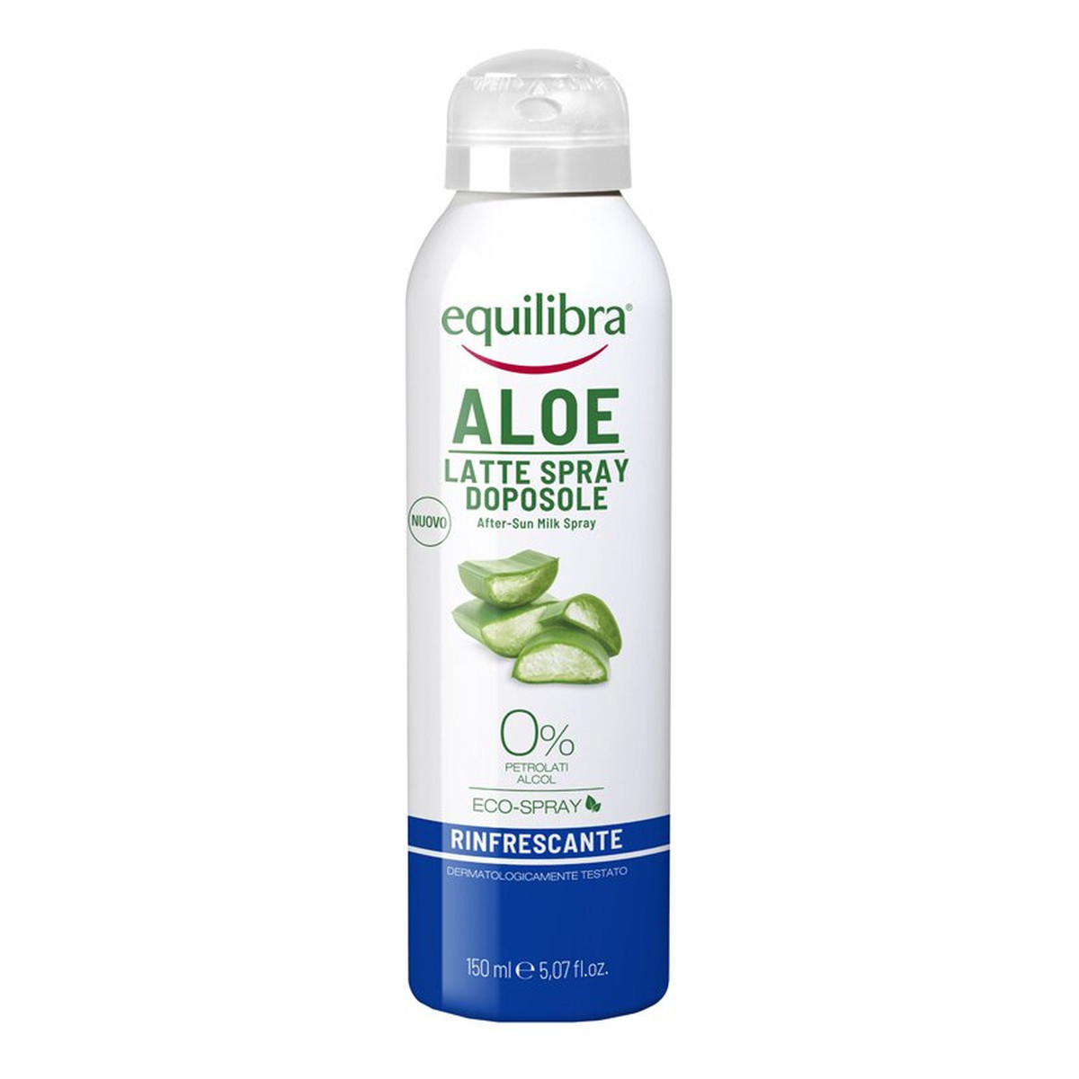 Beauty Formulas Equilibra Aloe Solare Mleczko po opalaniu w sprayu 40% aloe vera 150ml