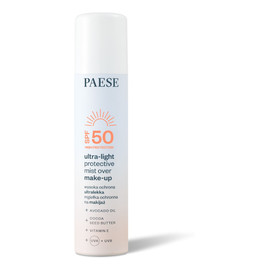 Ultralekka ochronna mgiełka na makijaż SPF50