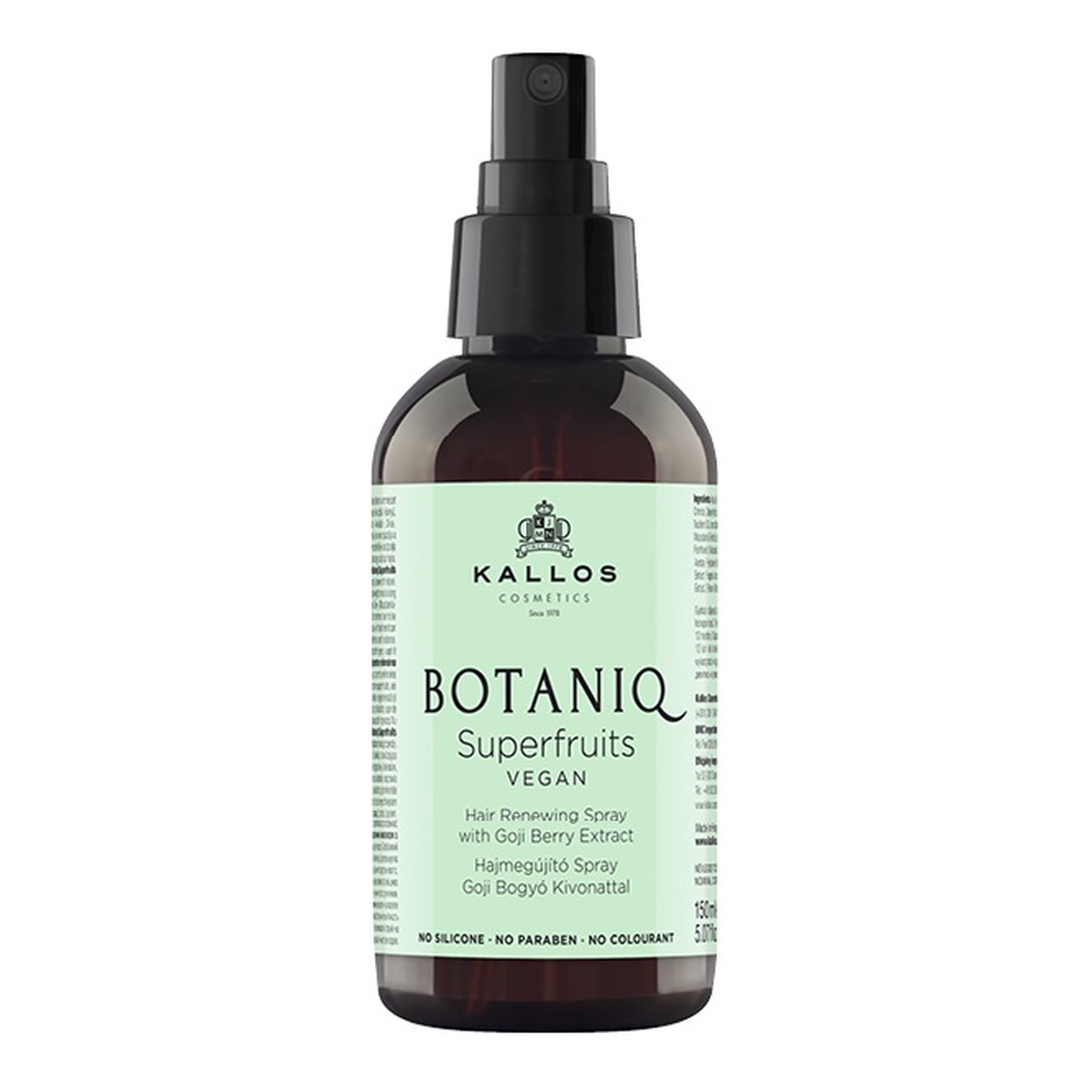 Kallos Botaniq superfruits hair renewing spray odświeżający spray do włosów 150ml