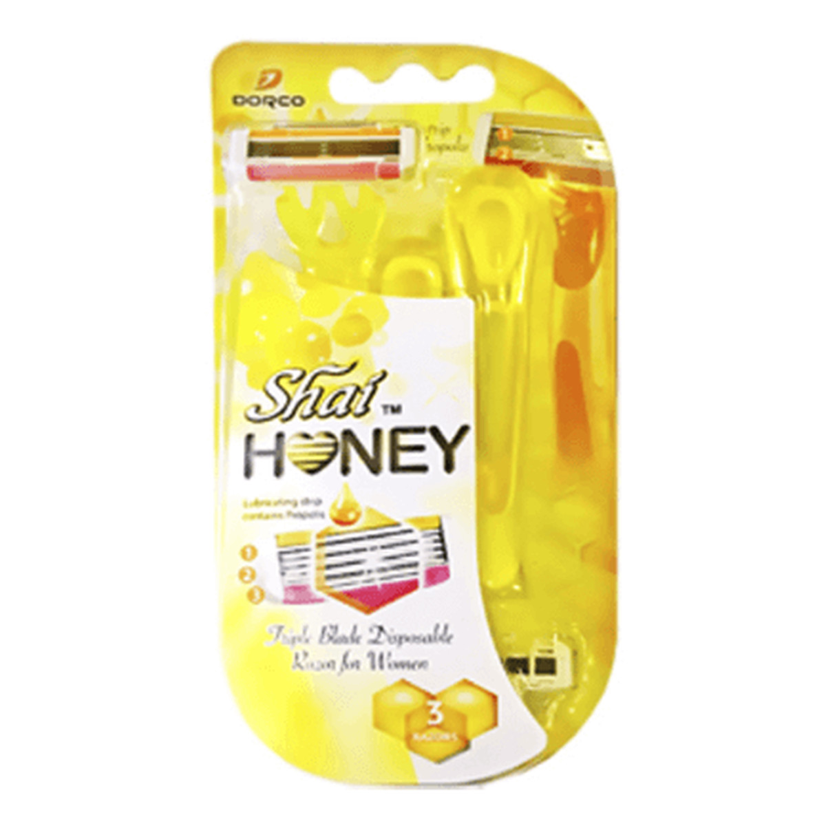 Dorco Shai 3 Honey Maszynka jednorazowa damska 3 ostrza