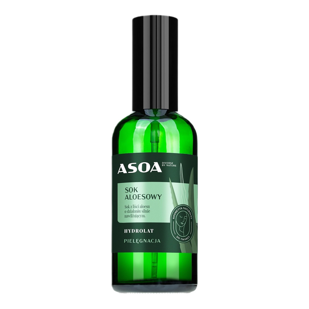 Asoa Hydrolat z soku aloesowego 100ml