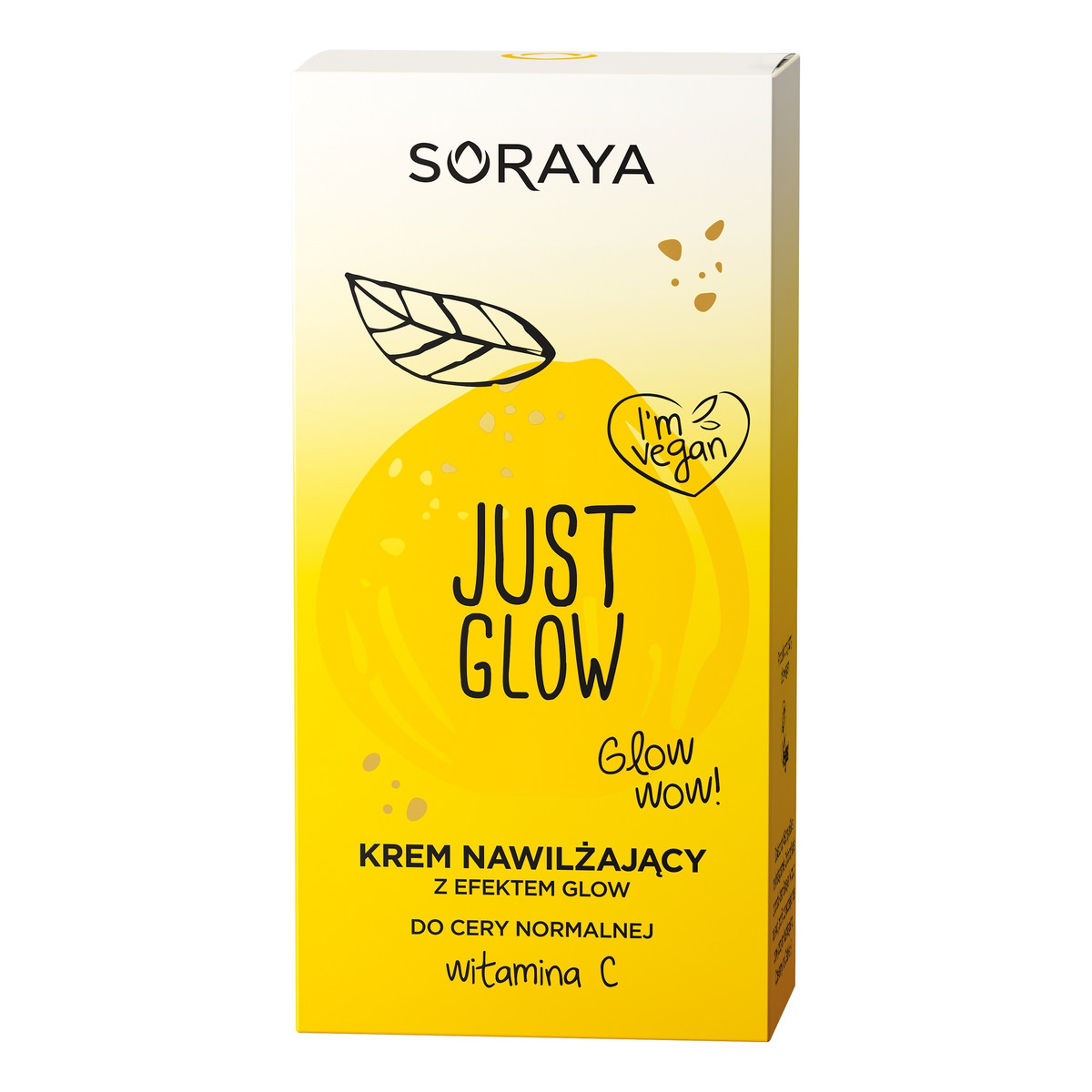 Soraya Just Glow Krem nawilżający z efektem Glow do cery normalnej z witaminą C 50ml