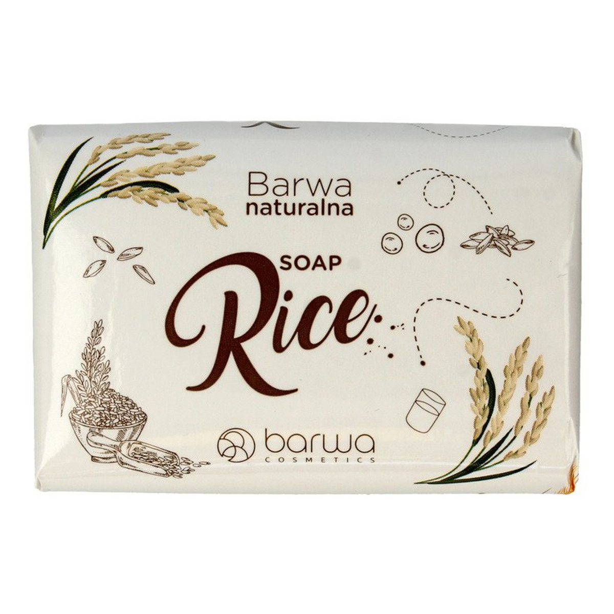 Barwa Naturalna odżywcze mydło w kostce do rąk i ciała Rice 100g