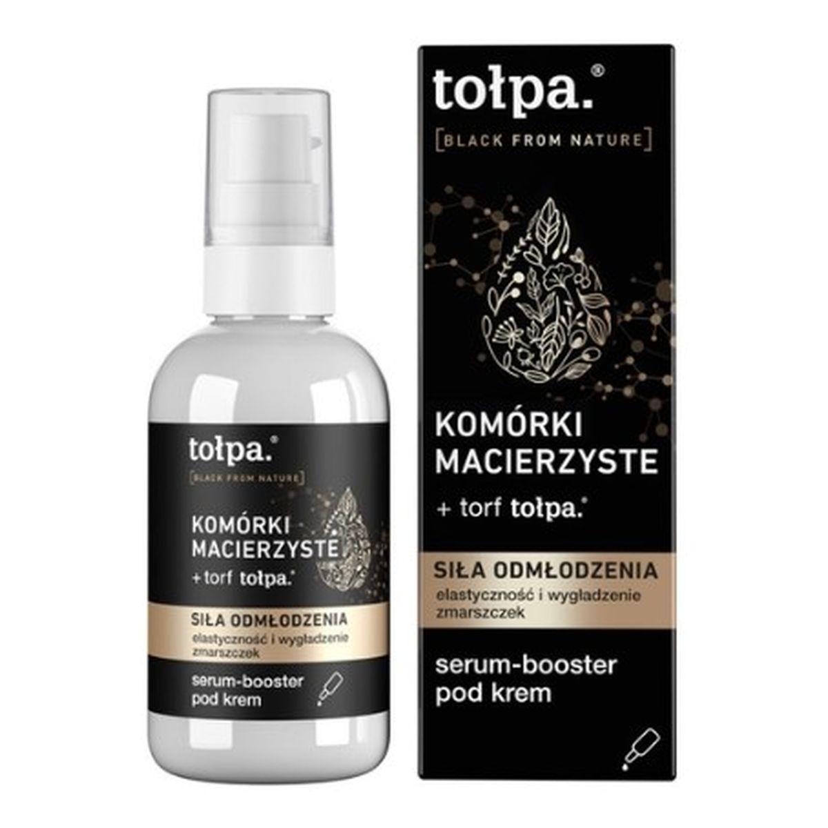 Tołpa Black From Nature Serum booster pod krem Siła odmłodzenia 75ml