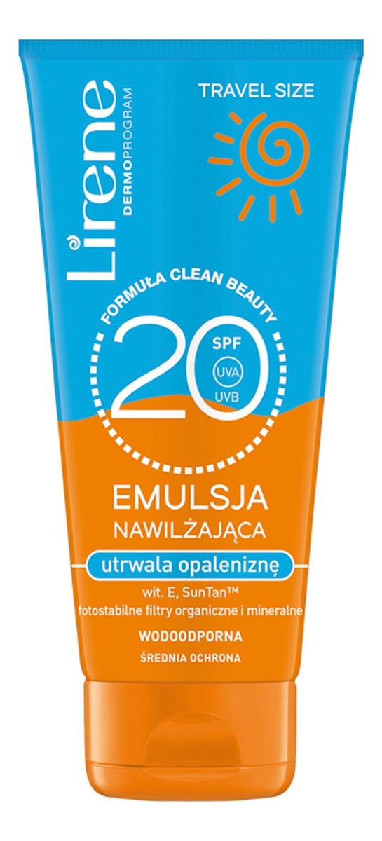 Emulsja nawilżająca utrwalająca opaleniznę SPF 20