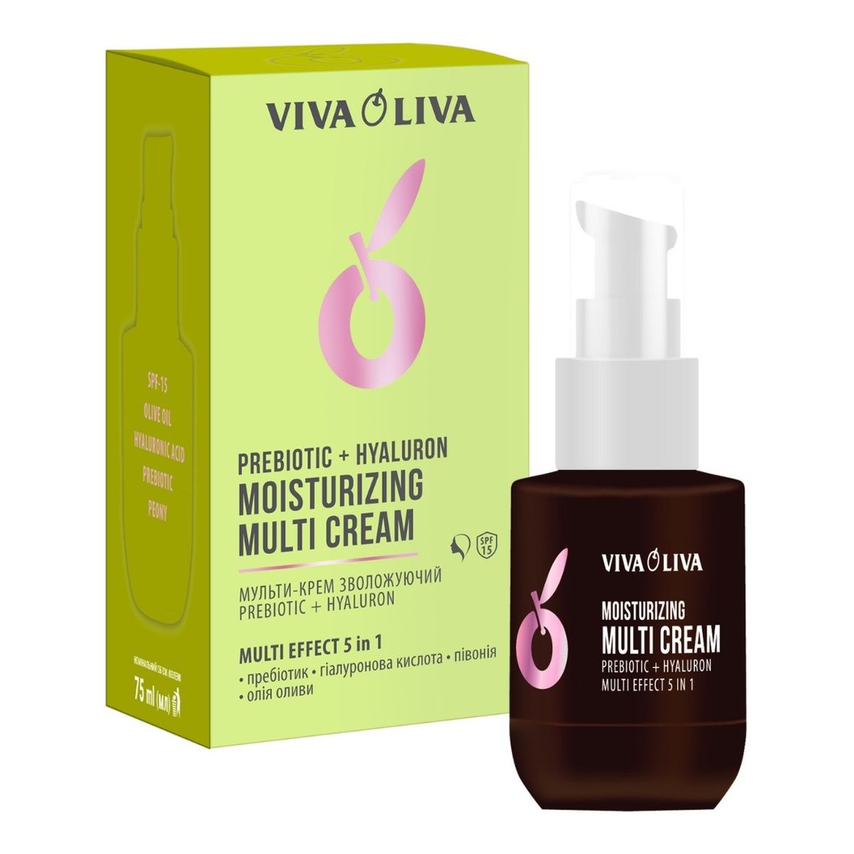 Energy of Vitamins Viva oliva multi-krem nawilżający 5w1 (spf15) 75ml
