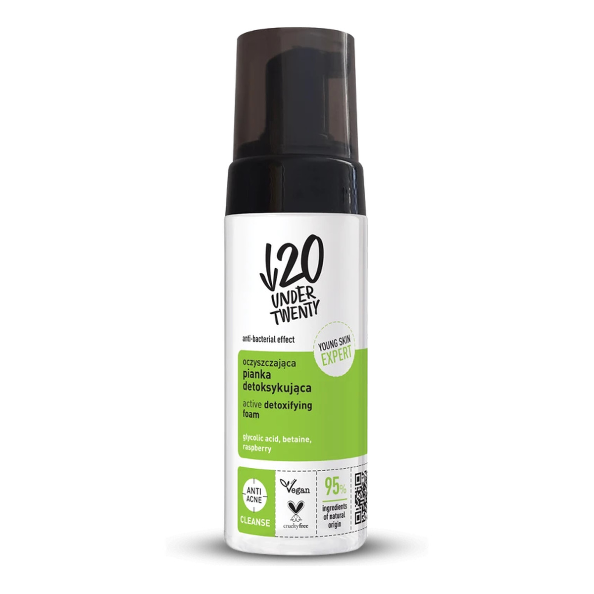 Under Twenty Oczyszczająca pianka detoksykujaca 150ml