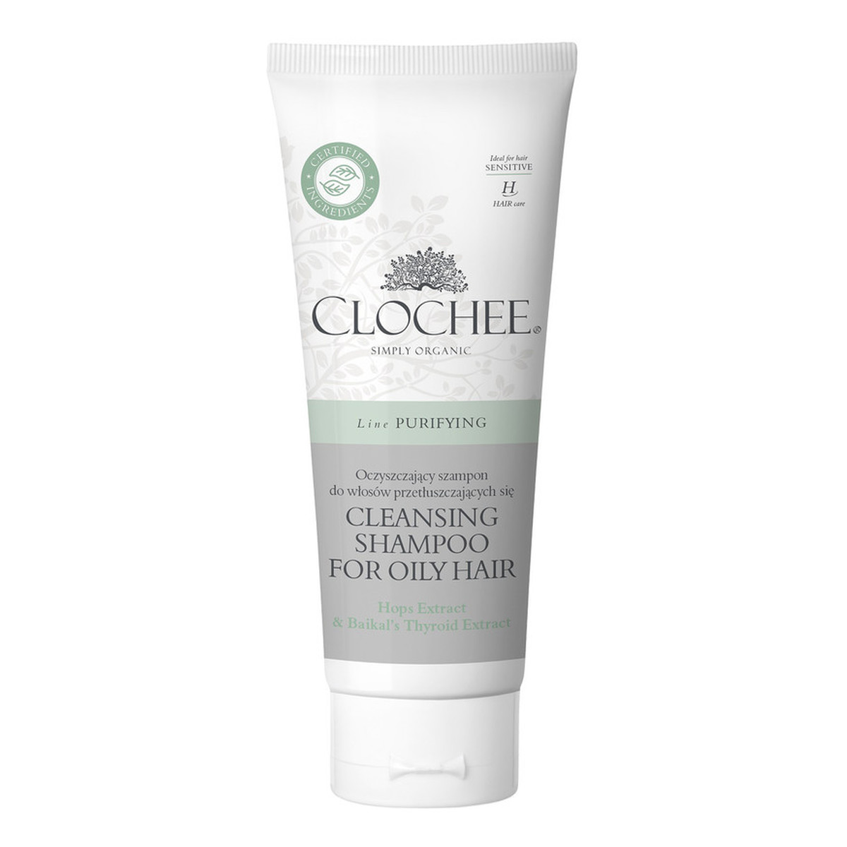 Clochee Oczyszczający szampon do włosów przetłuszczających się 200ml
