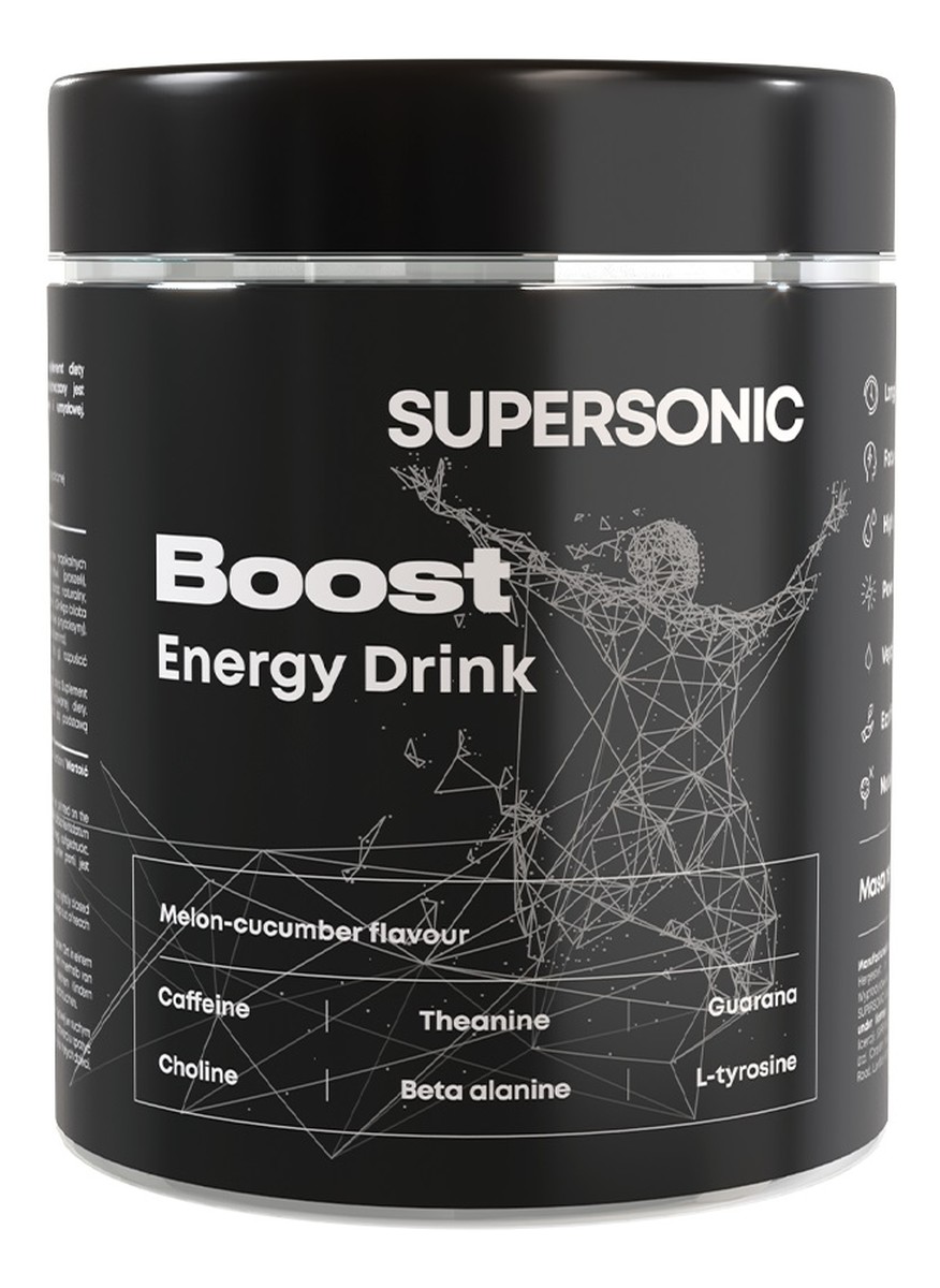 Boost energy drink napój energetyczny melon-ogórek suplement diety