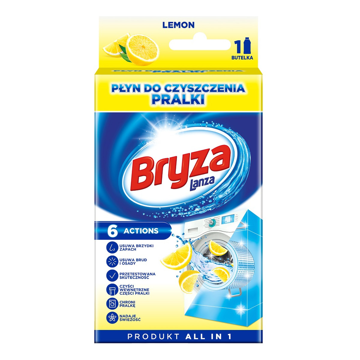 Bryza Lanza Lemon Płyn do czyszczenia pralki 250ml
