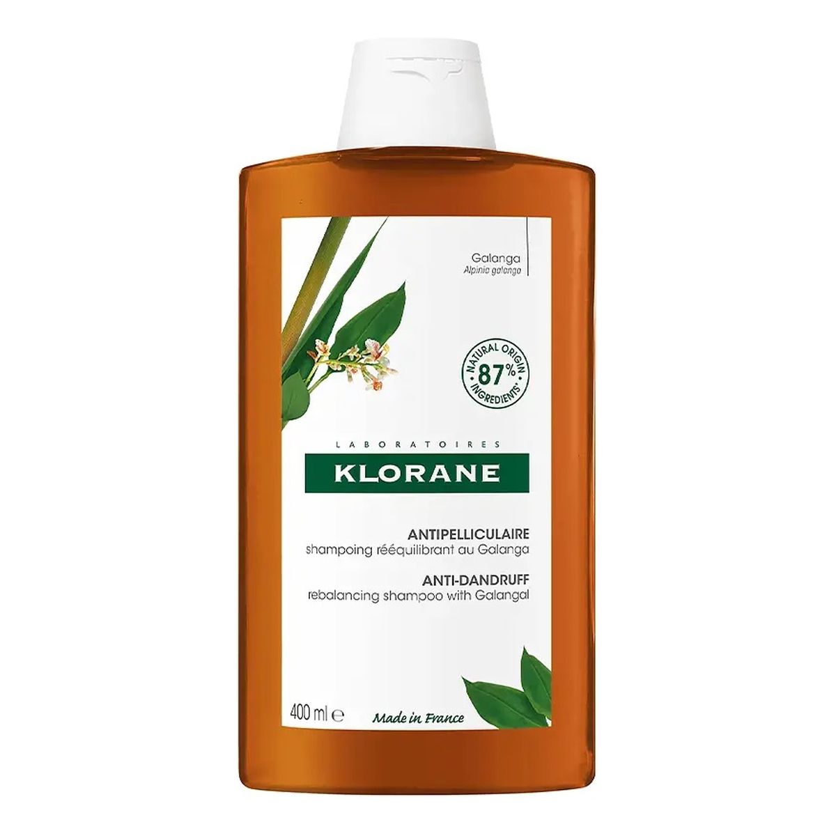 Klorane Anti-dandruff rebalancing shampoo szampon przywracający równowagę z galangalem 400ml