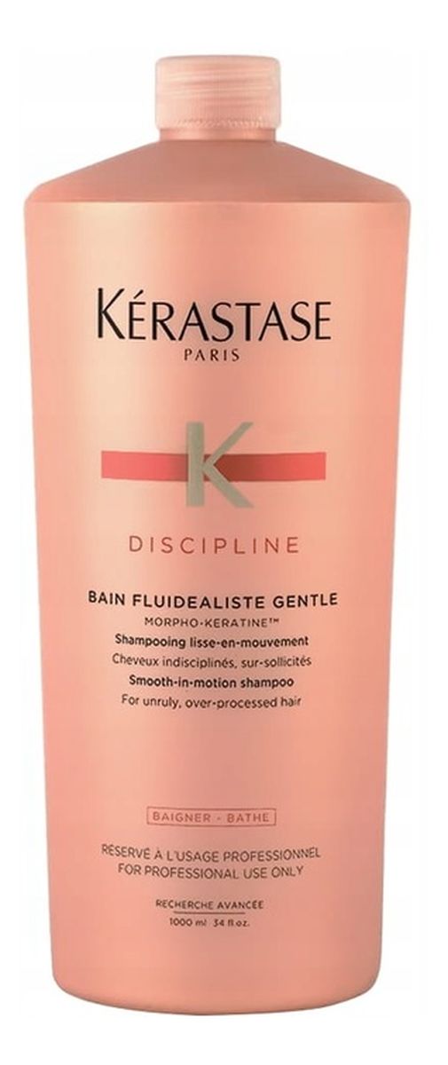 Discipline bain fluidealiste gentle dyscyplinujący szampon do włosów mocno uwrażliwionych