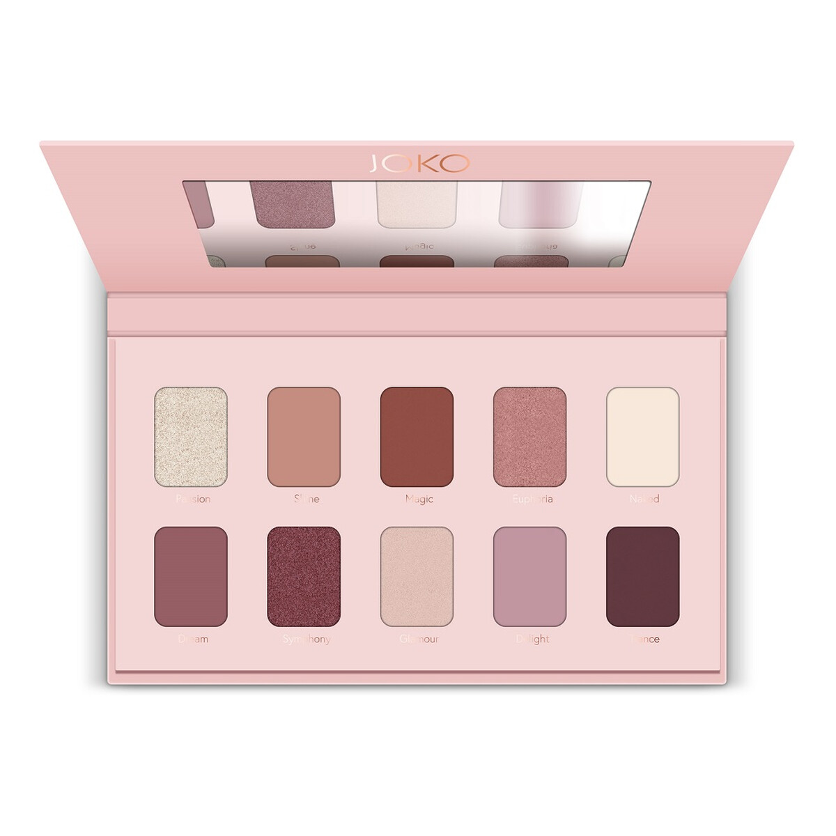 Joko Mood Board Paleta 10 cieni do powiek Exultation 15g