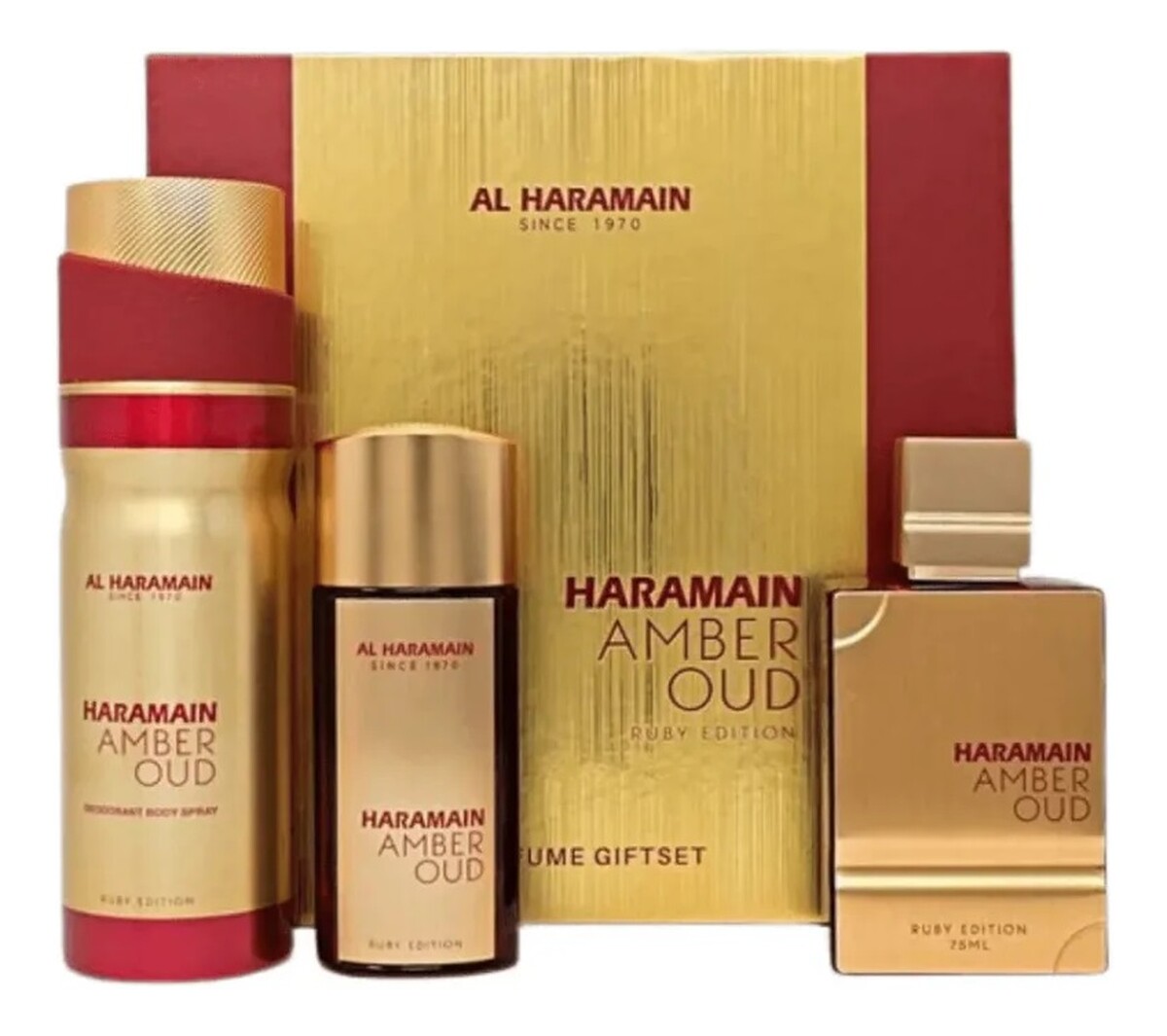 Zestaw woda perfumowana spray 75ml + woda perfumowana spray 30ml + dezodorant spray 200ml