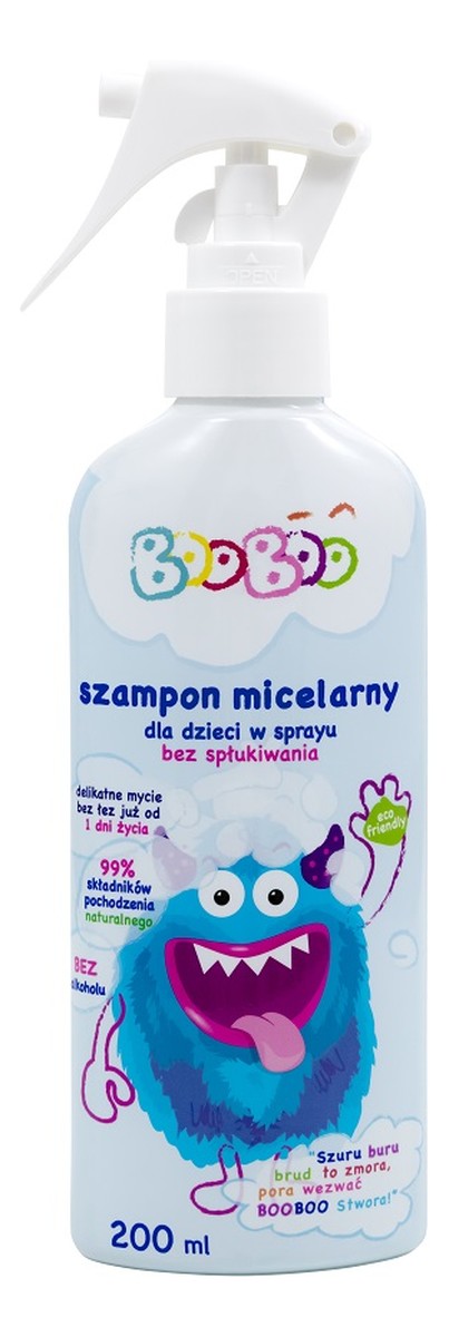 Szampon micelarny dla dzieci w sprayu bez spłukiwania
