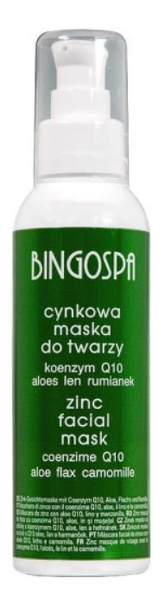 Cynkowa maska do twarzy