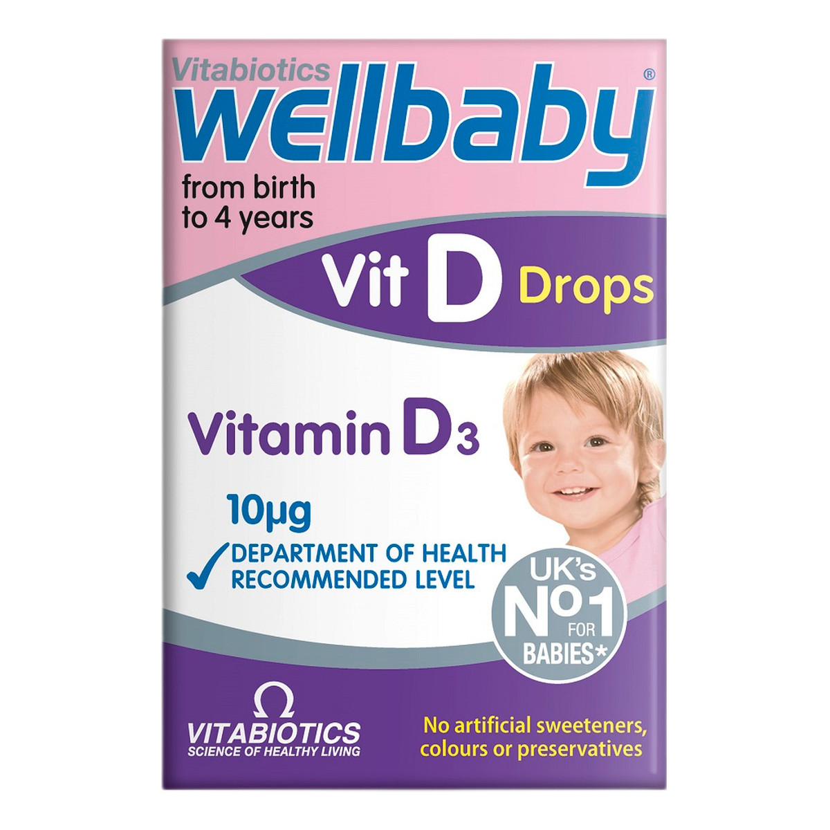 Vitabiotics Wellbaby vitamin d drops witamina d w kroplach 30ml