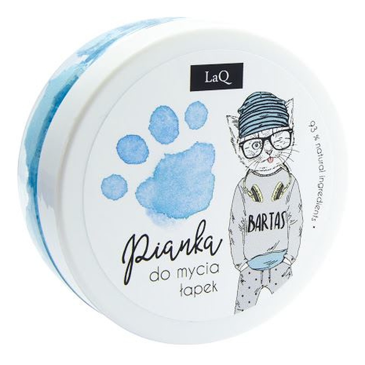 Pianka do mycia łapek niebieska