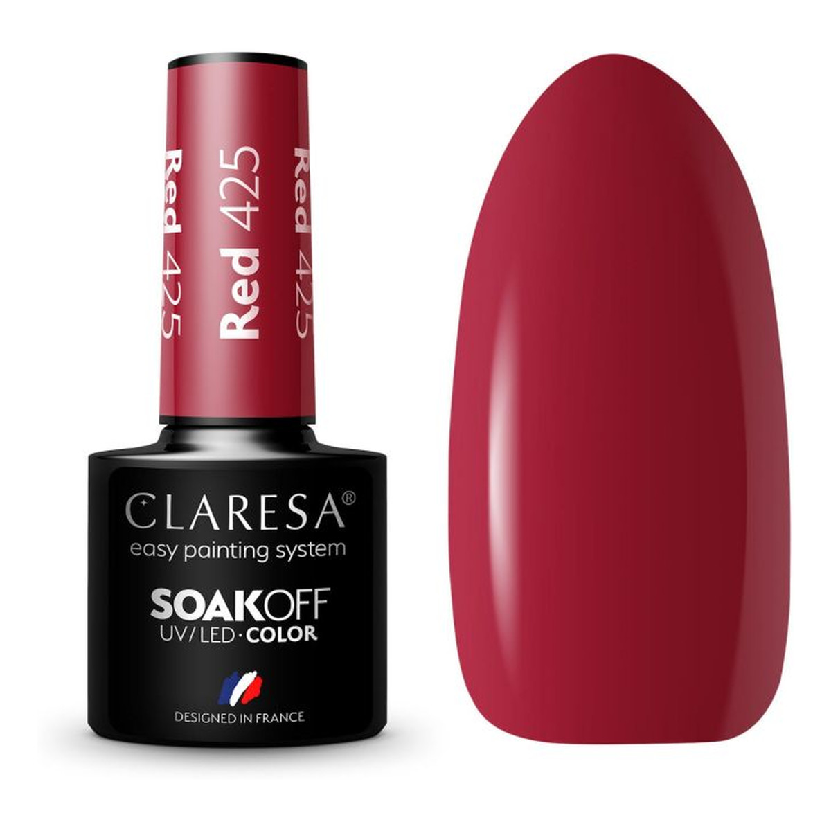 Claresa Red Lakier Hybrydowy 5ml