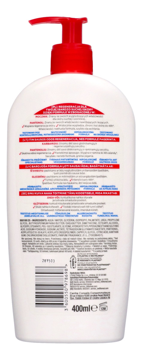 Bogaty Balsam do ciała skóra bardzo sucha i wrażliwa