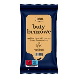 Chusteczki do czyszczenia obuwia Buty brązowe 15 szt.