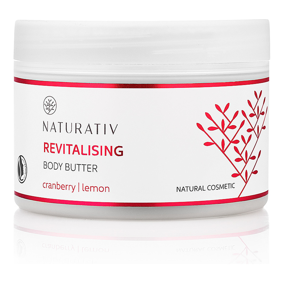 Naturativ Revitalising body butter rewitalizujące masło do ciała żurawina & cytryna 250ml