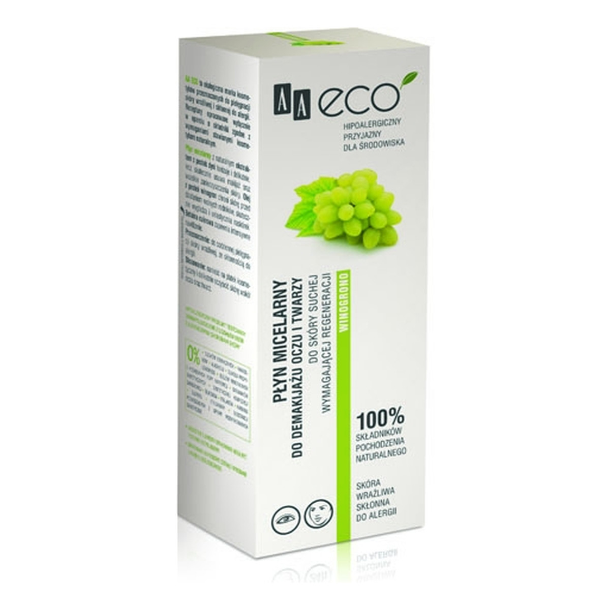 AA Eco Płyn Micelarny Do Demakijażu Oczu i Twarzy 150ml