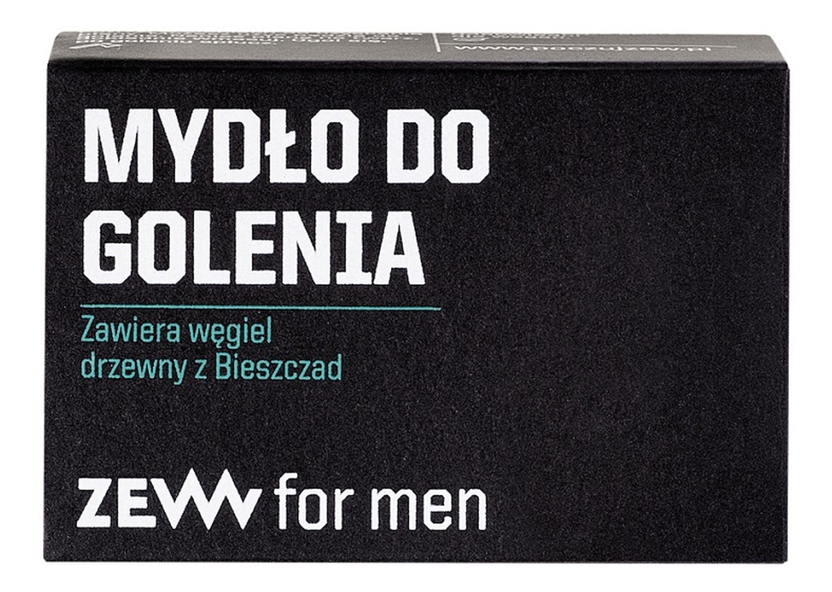 Mydło do golenia z węglem drzewnym z bieszczad