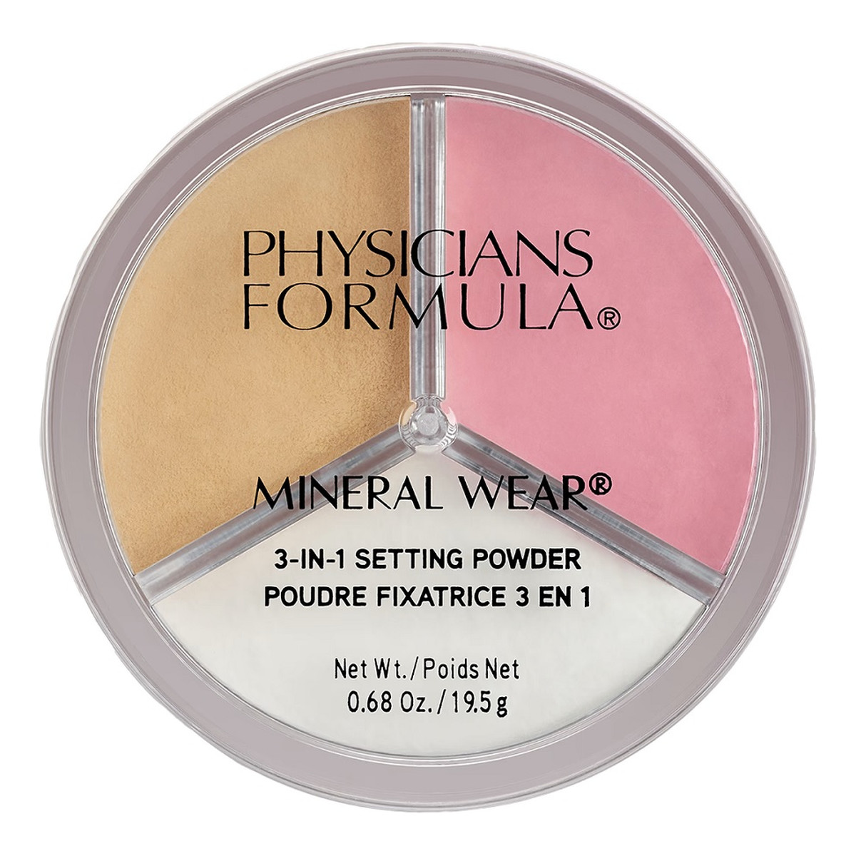 Physicians Formula Mineral Wear 3-in-1 Setting Powder puder utrwalający 3w1 19.5g