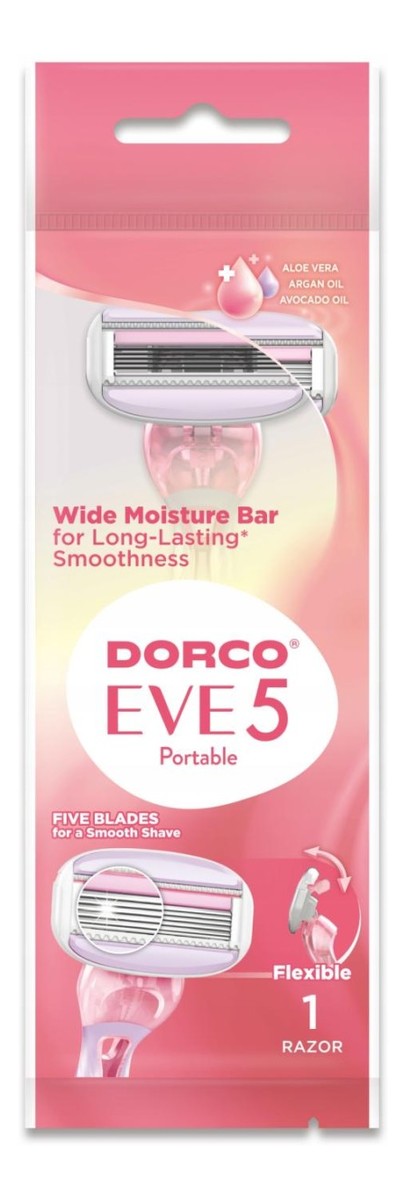 Maszynka do golenia jednorazowa damska 5 ostrzy